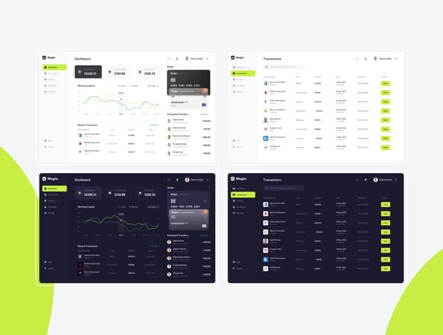 Financial Management Website UI Kit