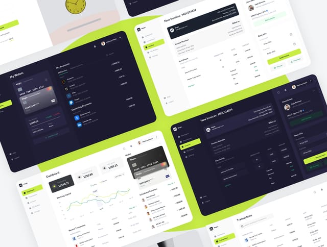 Financial Management Website UI Kit