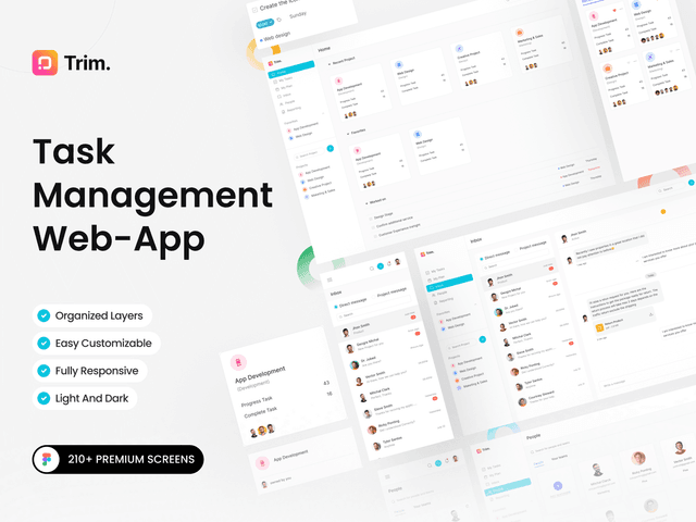 Task Management Web App UI Kit