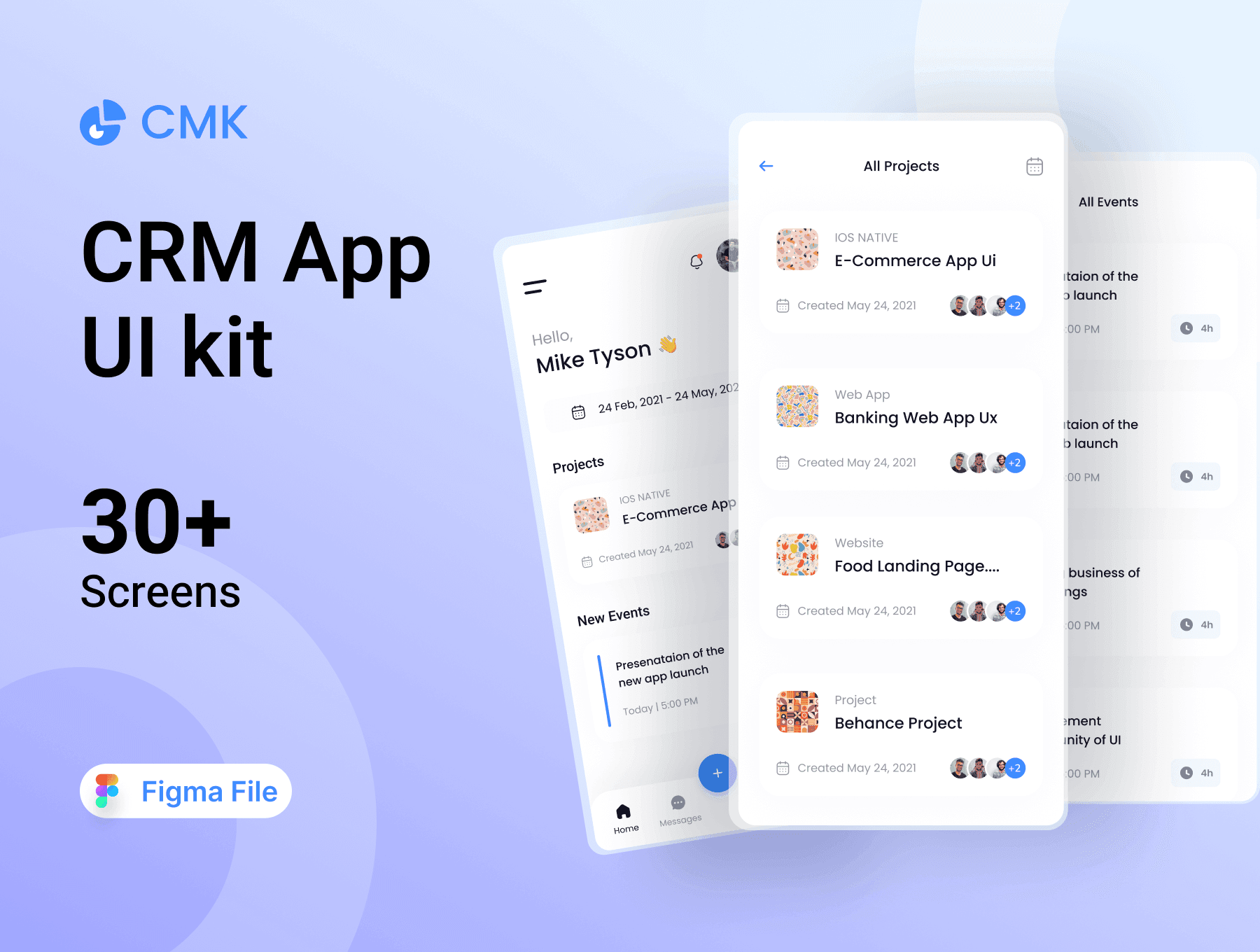 CMK - CRM App UI Kit